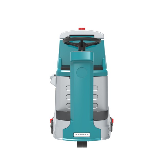 Fregadora de piso con operador a bordo con sistema de filtración múltiple X8