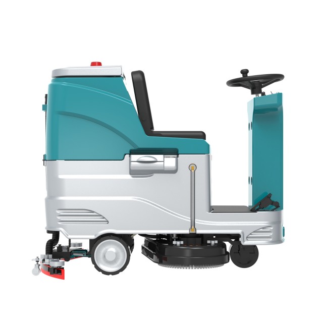Fregadora de piso con operador a bordo con sistema de filtración múltiple X9
